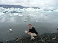 P1040217- Devant le  lac glaciaire Jokulsarlon